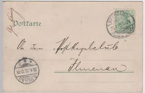 (71025) AK Schloss Rosenau (Coburg), 1905