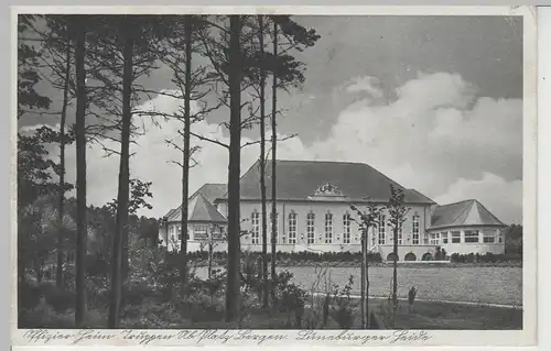 (70999) AK Truppenübungsplatz Bergen, Offizierheim, Feldpost 1941