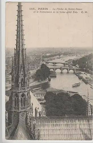 (70975) AK Paris, La Flèche de Notre Dame, 1915