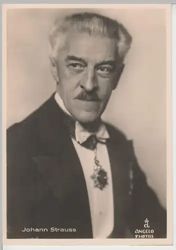 (70390) Foto AK Komponist Johann Strauss III., vor 1945