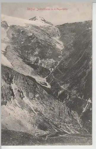 (70098) AK Stilfser Jochstraße von der Payerhütte, vor 1920