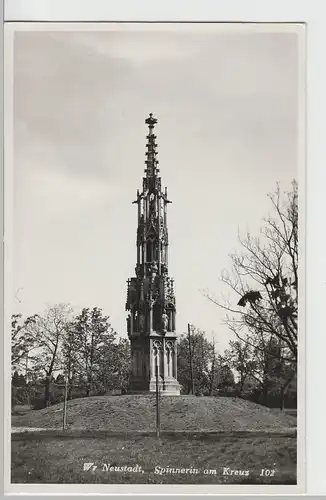 (69821) Foto AK Wiener Neustadt, Spinnerin am Kreuz