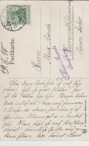 (69763) AK Goslar, Rathaus, Beisskatze 1910