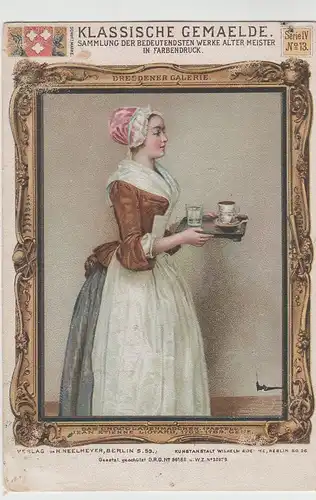 (69532) AK Gemälde, Jean-Étienne Liotard, Das Schokoladenmädchen