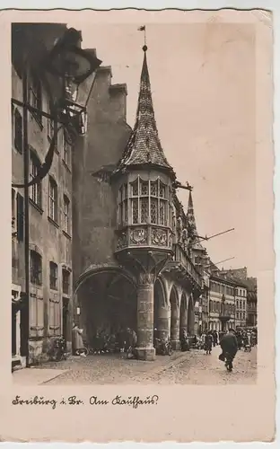 (69454) Foto AK Freiburg im Breisgau, Historisches Kaufhaus 1936