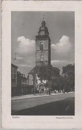 (69274) AK Gotha, Margarethenkirche, vor 1945