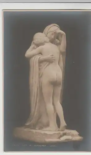 (69117) Foto AK Skulptur, Demagnez, L'Aveu, das Geständnis 1903