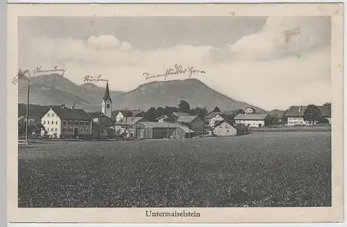 (68047) AK Untermaiselstein, Panorama, 1927