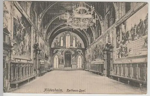 (67854) AK Hildesheim, Rathaus-Saal, 1918
