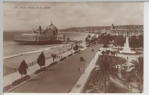 (67582) Foto AK Nice, Nizza, Palais de la Jetee-Promenade, vor 1945
