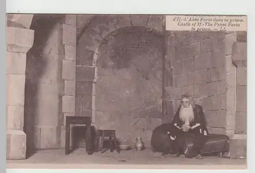 (67526) AK Marseille, Île d’If, Château d’If, Abbé Faria im Kerker, vor 1945