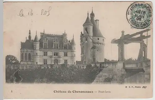 (67464) AK Chenonceaux, Schloss Chenonceau, Château 1905