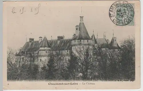 (67458) AK Chaumont-sur-Loire, Château, Schloss 1905