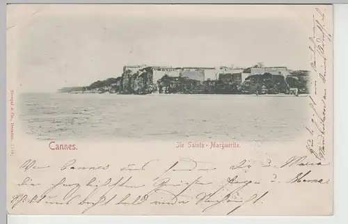 (67456) AK Cannes, Sainte-Marguerite 1899