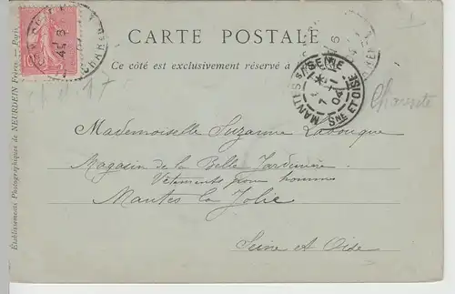 (67439) AK Angoulême, Vue Générale prise de Saint-Martin 1904