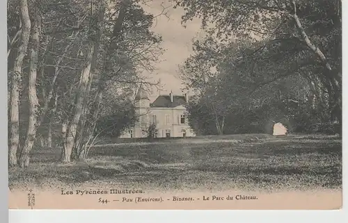 (67403) AK Bizanos, Schloss Franqueville, Le Parc du Chateau 1906