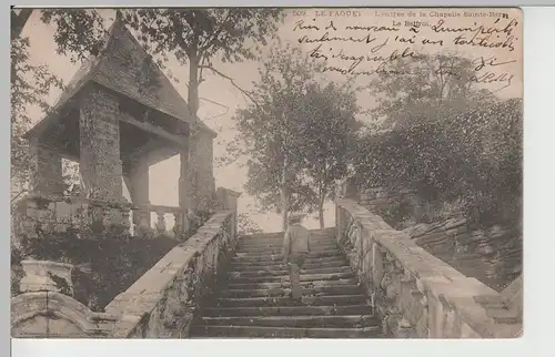 (67399) AK Le Faouet, Kapelle Sainte-Barbe, Chapelle, Beffroi 1903