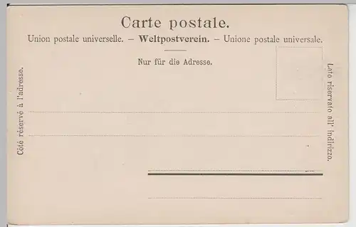 (67030) AK Interlaken, Eiger, Mönch, Jungfrau, Heimwehfluh, bis um 1905