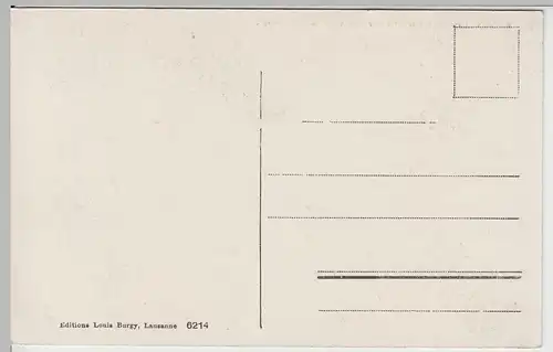 (67003) AK Lausanne, Kathedrale, Fresko, vor 1945