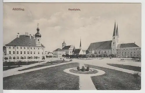 (66133) AK Altötting, Kapellplatz, 1912