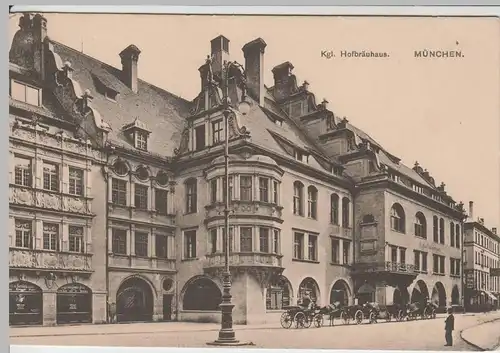 (65831) AK München, Kgl. Hofbräuhaus, vor 1945