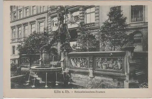 (65741) AK Köln, Heinzelmännchen-Brunnen vor 1945