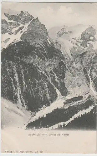 (65511) AK Ausblick vom Weissen Knott, bis 1905
