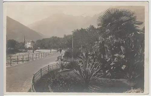 (65503) Foto AK Meran, Merano, Partie an der Passer 1912