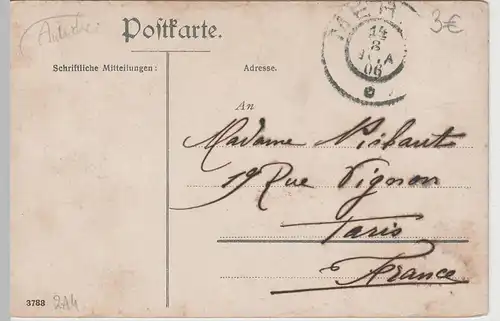 (65500) AK Meran, Merano, Gesamtansicht 1906