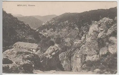 (65490) AK Mödling, Klausen vor 1945
