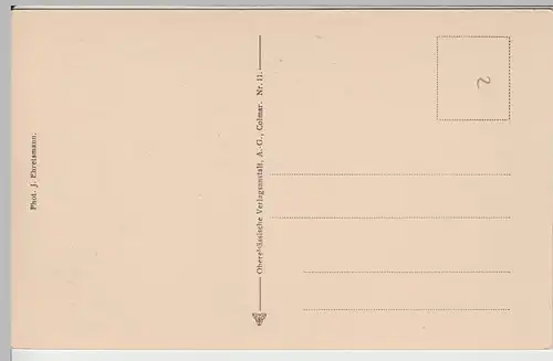 (65432) AK Weißer See, Lac Blanc, Ober-Hütten unterh. d. Weges vor 1945