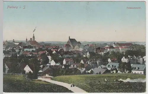 (65314) AK Freiberg in Sa., Totalansicht 1910