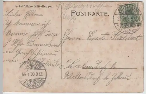 (65269) AK Truppenübungsplatz Zeithain, Vor dem Eingang ins Lager 1906