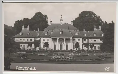 (65241) Foto AK Schloss Pillnitz bei Dresden, vor 1945