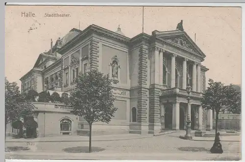 (65213) AK Halle a.d. Saale, Stadttheater 1905