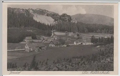 (65201) AK Jonsdorf, Mühlsteinbrüche vor 1945