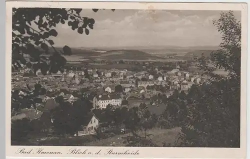 (65151) AK Ilmenau, Gesamtansicht, Blick v.d. Sturmheide, 1932