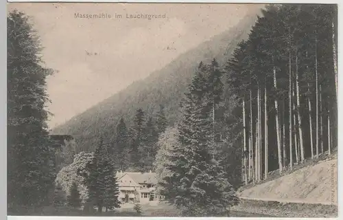 (65133) AK Lauchagrund, Massemühle 1905