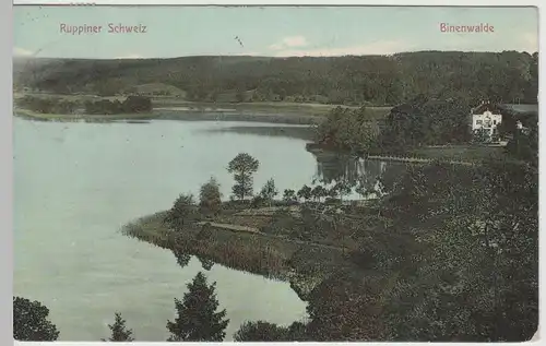 (65130) AK Ruppiner Schweiz, Binenwalde 1912