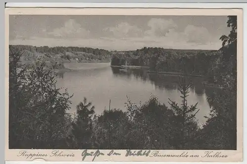 (65129) AK Ruppiner Schweiz, Binenwalde am Kalksee 1930