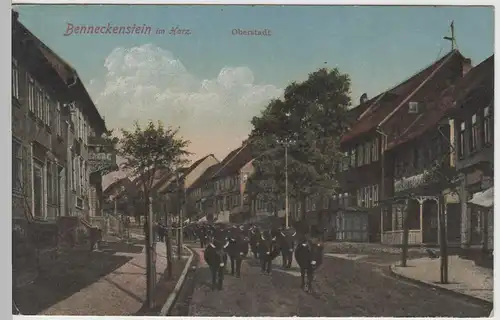 (65106) AK Benneckenstein (Harz), Oberstadt, vor 1920