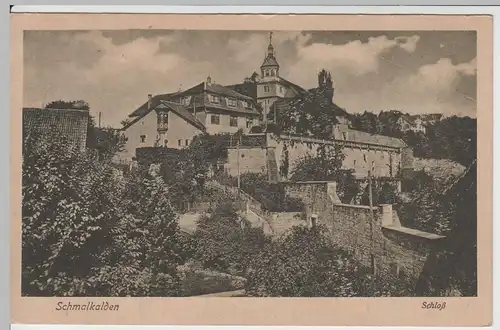 (65099) AK Schmalkalden, Schloss, 1920