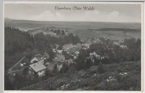 (65078) AK Elgersburg (Thür. Wald), Gesamtansicht, 1940