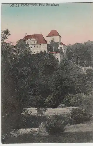 (65073) AK Reinsberg, Schloss Bieberstein 1911