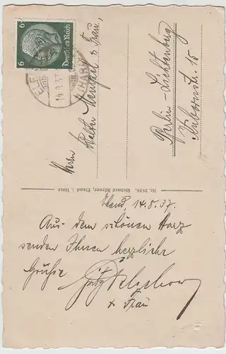 (65049) AK Elend im Oberharz, Bodefälle 1937