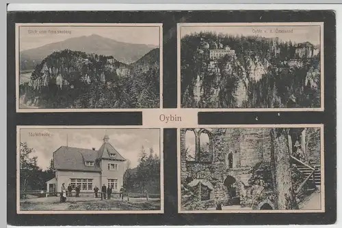(65039) AK Oybin, Mehrbildkarte 1911