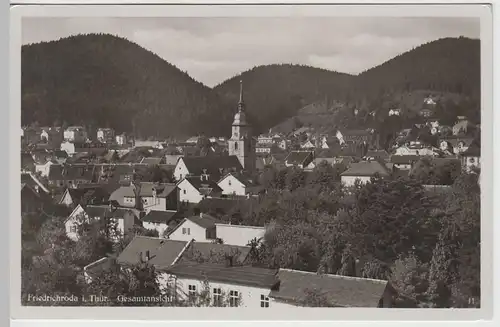 (65014) Foto AK Friedrichroda, Gesamtansicht 1936