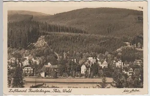 (64999) Foto AK Finsterbergen, Thür. Wald, Villen am Steiger 1939