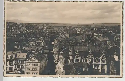 (64957) Foto AK Gotha, Blick über die Stadt 1927