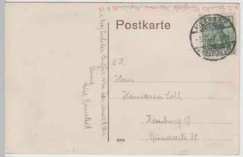 (64852) AK Meerane, Wilhelm-Wunderlich Denkmal 1915